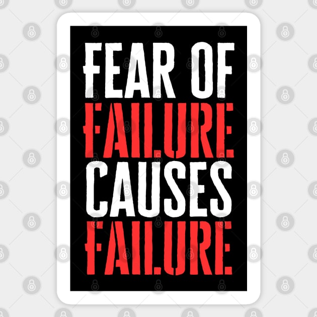 Overcoming Fear Of Failure Sticker by HobbyAndArt